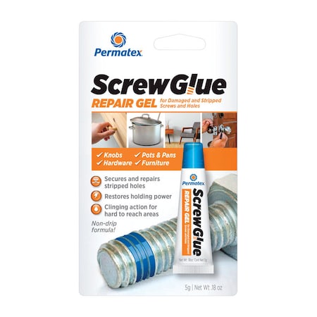 Permatex Glue, Clear, 126.6 oz 28205